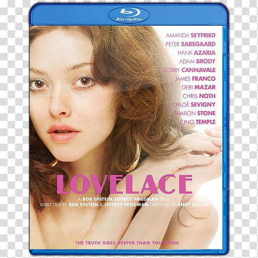 Linda Lovelace Blu-ray disc DVD Film, Amanda Seyfried transparent background PNG clipart