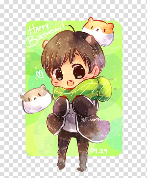 Phichit Province Chibi Yuri Anime Fan art, Chibi transparent background PNG clipart