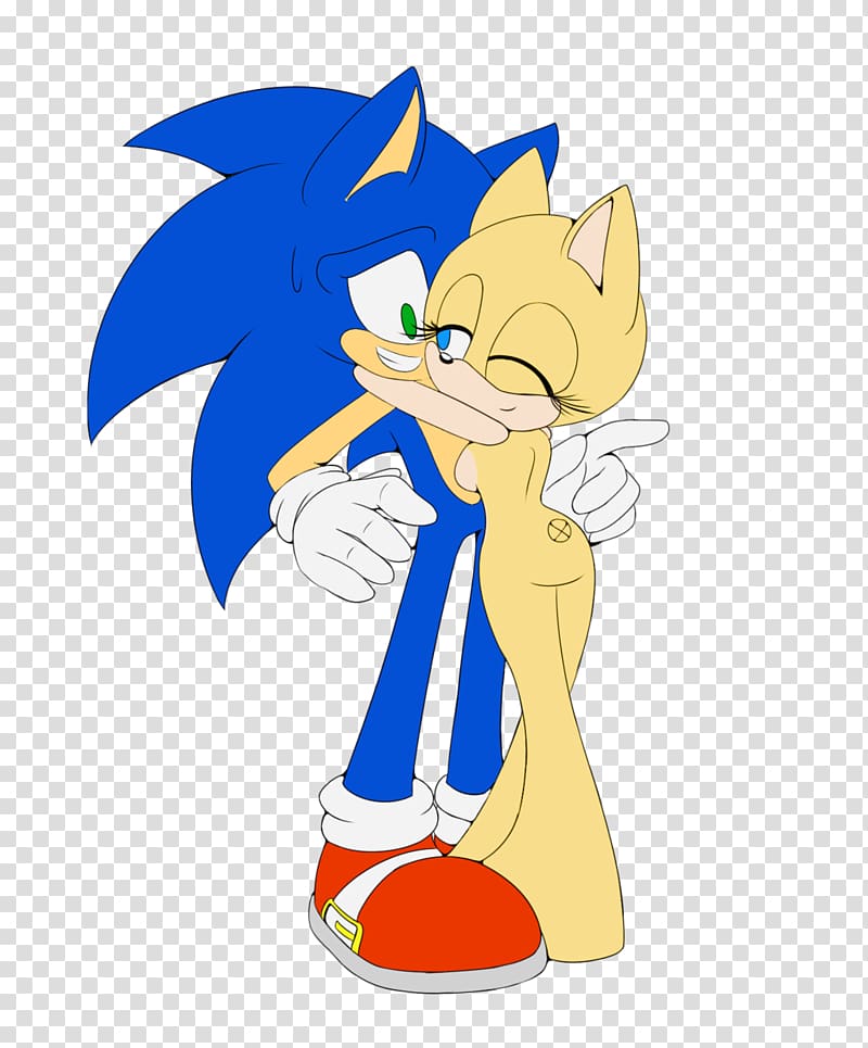 Sonic the Hedgehog Sonic X Canidae Base, couple holding hands transparent background PNG clipart