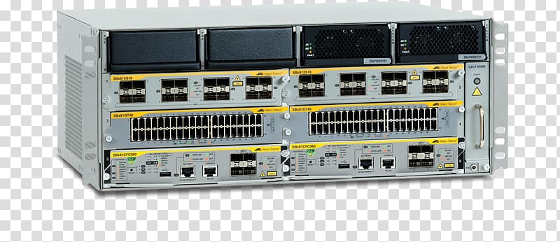 Computer network Network switch Allied Telesis AT-SBx8106 Router Chassis Ethernet, others transparent background PNG clipart