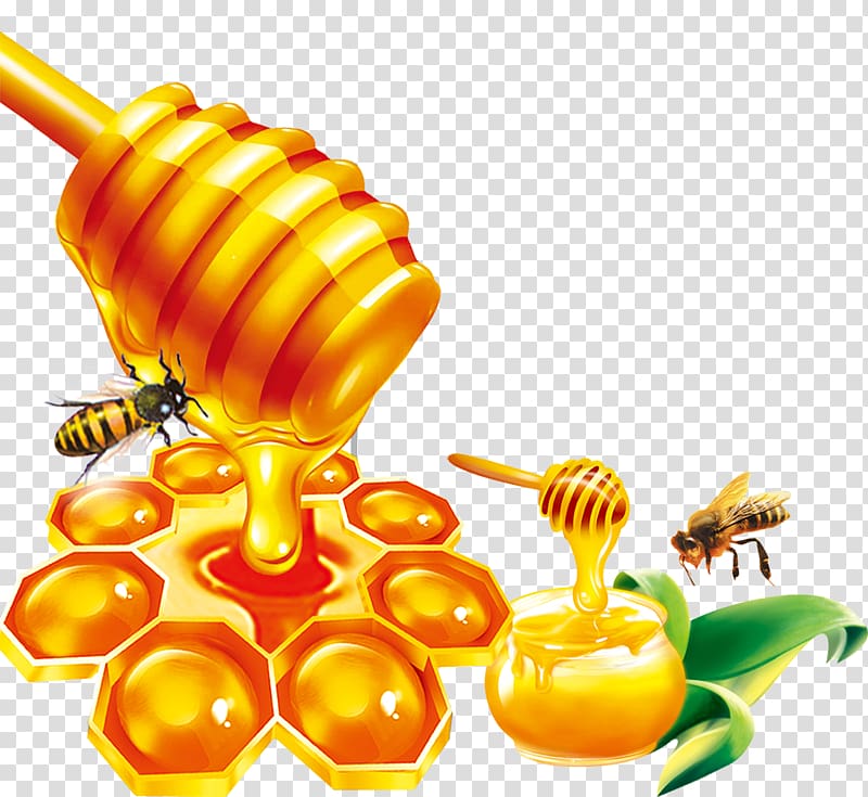 Honey Taobao Nectar Lemon Jujube, honey transparent background PNG clipart