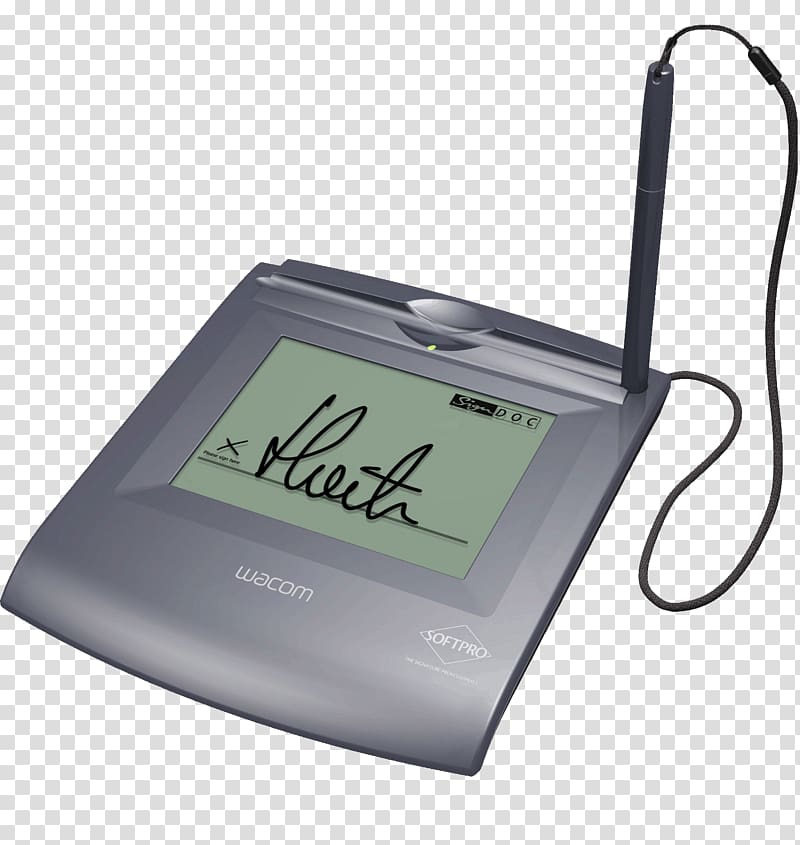 Digital signature Wacom Digital Writing & Graphics Tablets Electronic signature, others transparent background PNG clipart