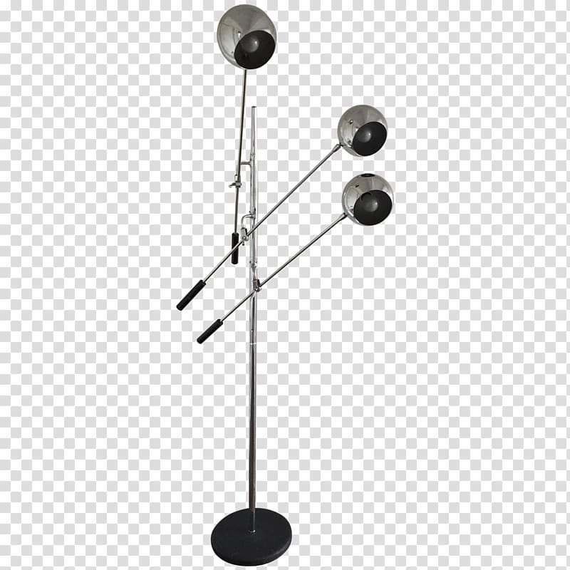 Lighting Table Lamp Floor Living room, bronze tripod transparent background PNG clipart