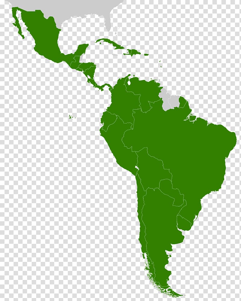 Latin America South America Caribbean Map, map transparent background PNG clipart