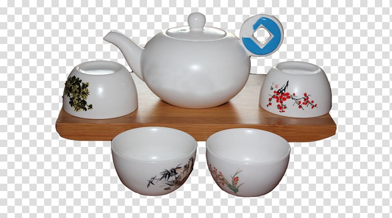 Hong Kong-style milk tea Teaware Coffee cup Teacup, Tea set transparent background PNG clipart