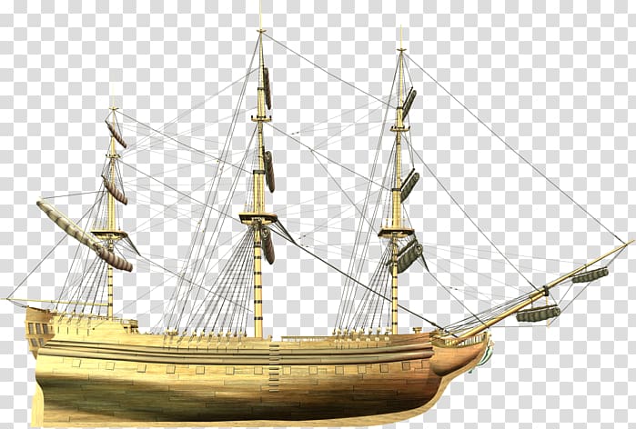Brigantine Barquentine Ship of the line, Ship transparent background PNG clipart