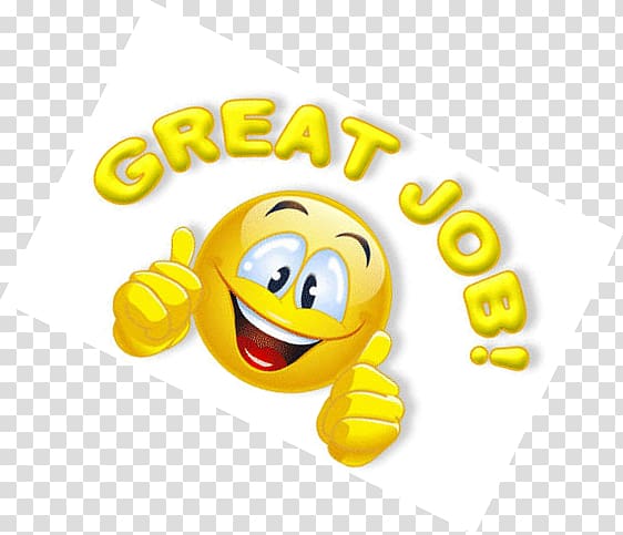 Smiley Font Great Job Transparent Background Png Clipart Hiclipart