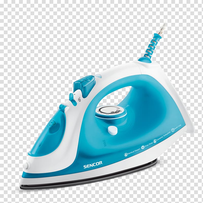 Clothes iron Hair iron Sencor Ironing Steam, steam iron transparent background PNG clipart