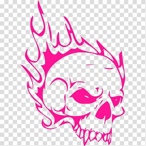 Airbrush Stencil Skull Drawing, skull transparent background PNG clipart