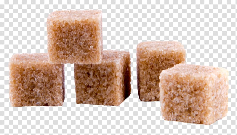 Chocolate brownie Brown sugar Sugar cubes, Sugar transparent background PNG clipart