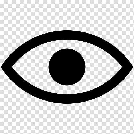 Eye Outline transparent background PNG clipart