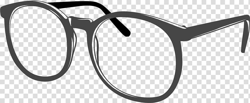 black framed eyewear , Glasses , glasses transparent background PNG clipart