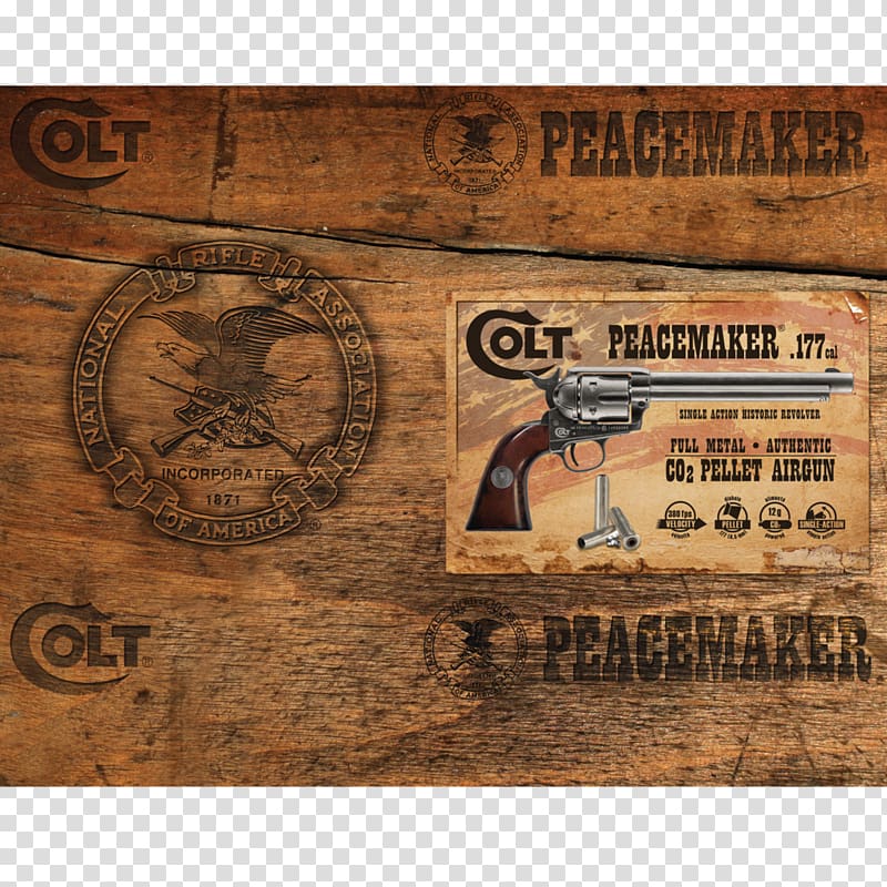 Colt Single Action Army National Rifle Association Colt's Manufacturing Company Revolver, Peacemaker transparent background PNG clipart