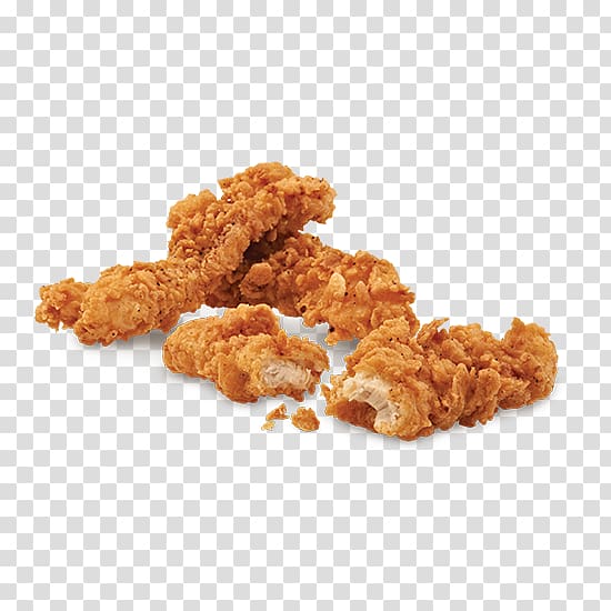 Chicken fingers Crispy fried chicken Chicken nugget Fast food, strips transparent background PNG clipart