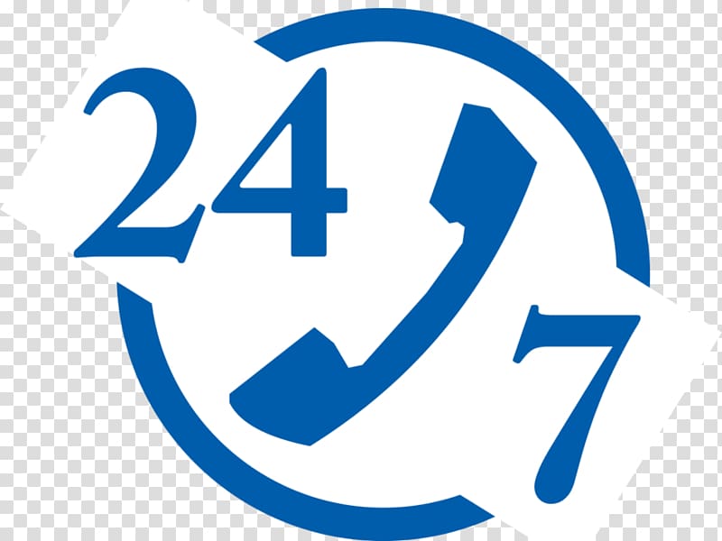Telephone call Customer Service 24/7 service Mobile Phones, 24/7 logo transparent background PNG clipart