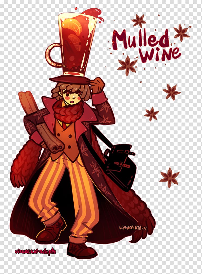Fiction Costume design Cartoon Character, mulled wine transparent background PNG clipart