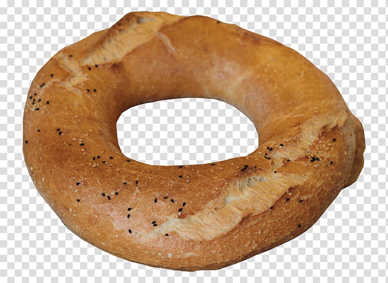 Bagel Ciambella Simit Donuts Pumpernickel, bagel transparent background PNG clipart