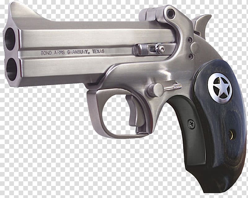 Derringer Bond Arms .45 Colt Firearm Handgun, pistol transparent background PNG clipart