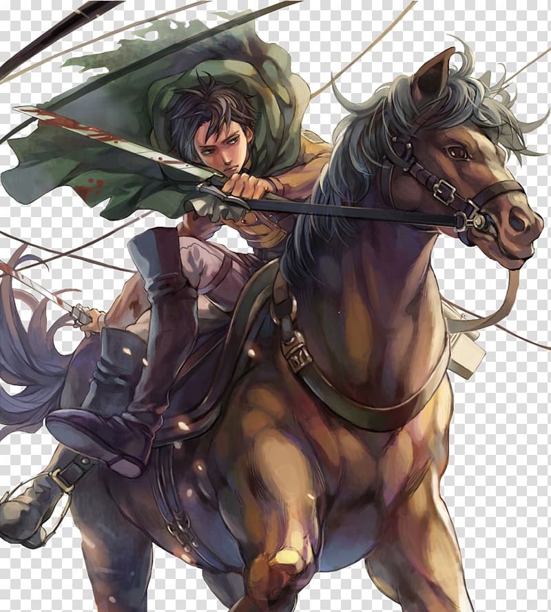 A.O.T.: Wings of Freedom Attack on Titan 2 Levi Eren Yeager, manga transparent background PNG clipart