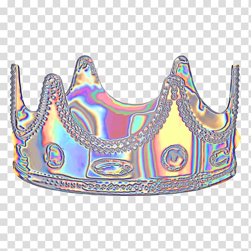 Holodaze Vaporwave Aesthetics Dinahmite, ladies crown transparent background PNG clipart