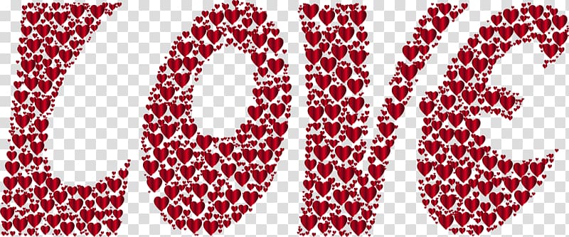 Desktop Love Hearts Love Hearts , typography transparent background PNG clipart