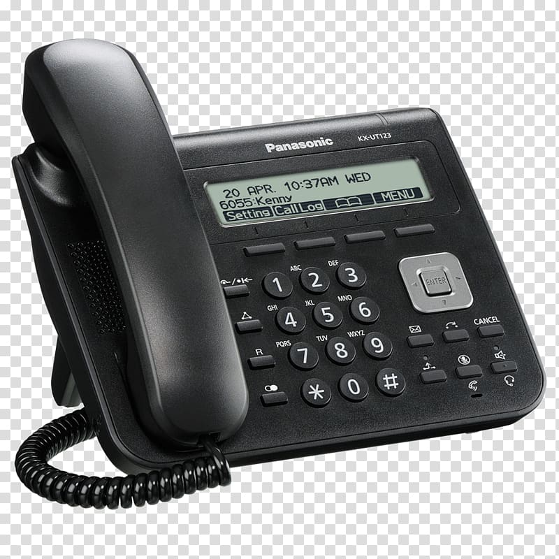 Panasonic Session Initiation Protocol Telephone VoIP phone Power over Ethernet, phone transparent background PNG clipart
