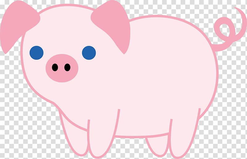 Domestic pig Piglet Cuteness , Cute Pig transparent background PNG clipart