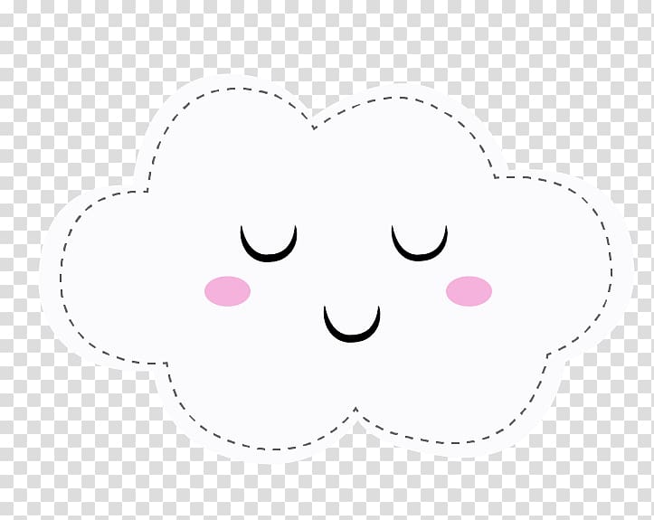 white cloud , Eye Cheek Smiley , Lluvia de amor transparent background PNG clipart