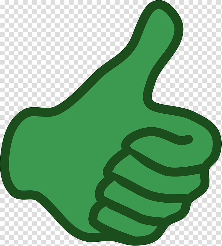 Thumb signal Green , Egore transparent background PNG clipart