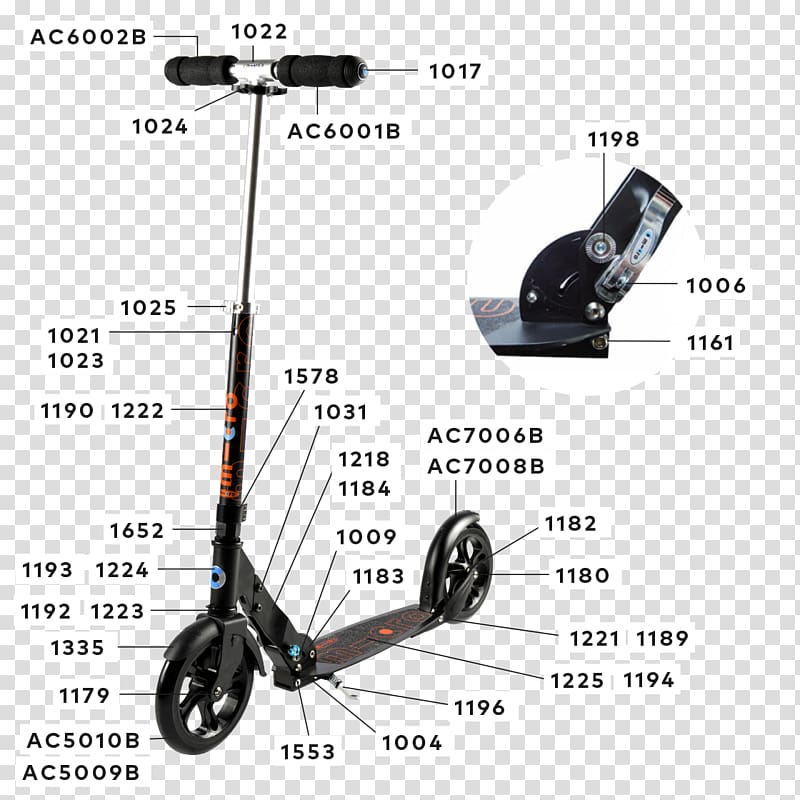 Kick scooter Motorcycle Helmets Wheel Micro Scooter, scooter transparent background PNG clipart