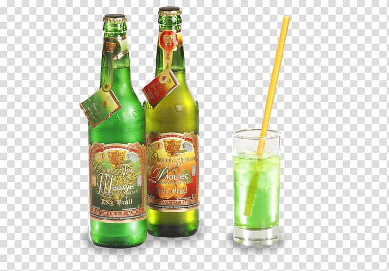 Liqueur Tarhun Beer bottle Lemonade, beer transparent background PNG clipart