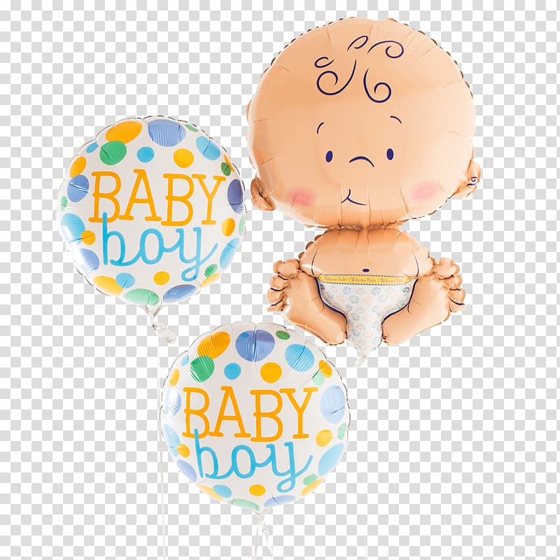 Balloon Infant Gift Boy Baby shower, balloon transparent background PNG clipart