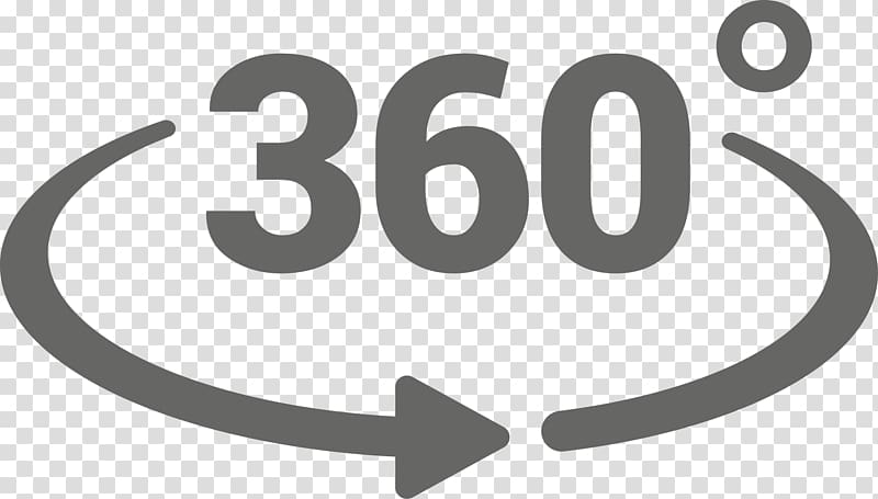 360 text overlay, Immersive video Computer Icons Virtual reality Degree symbol Handheld Devices, 360 Camera transparent background PNG clipart