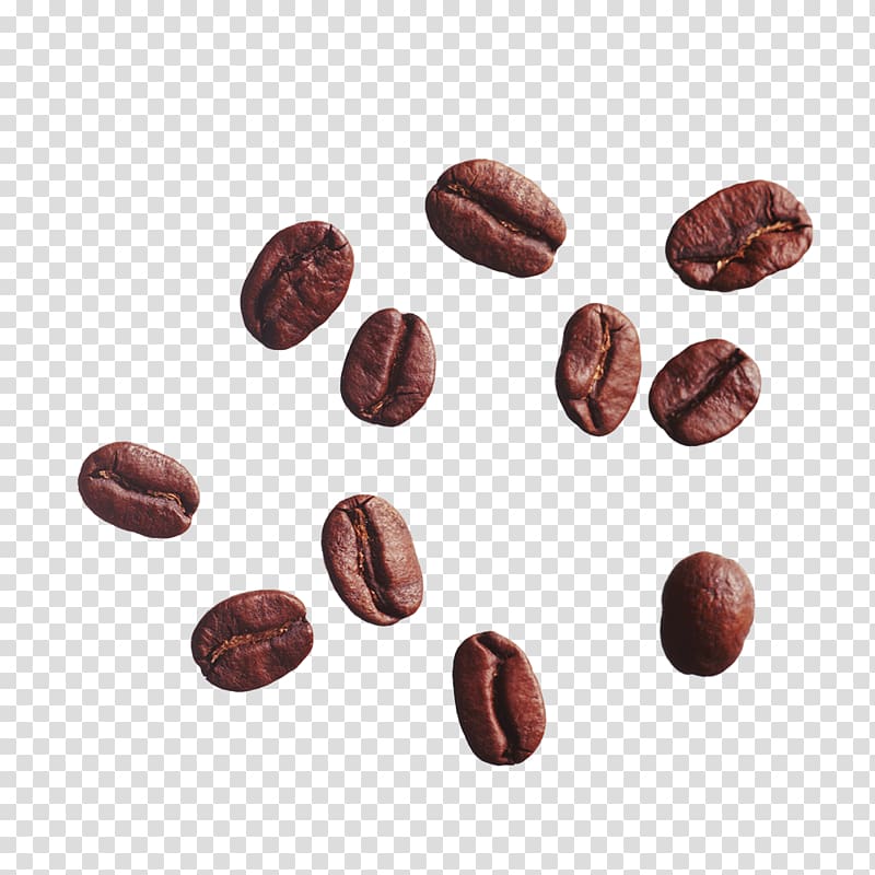coffee beans, Coffee bean Cafe , Messy coffee beans transparent background PNG clipart