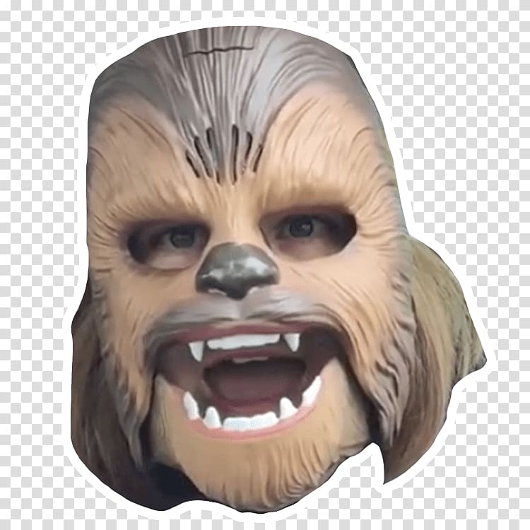 Star Wars Chewbacca mask, Chewbacca Mask Candace Payne transparent background PNG clipart