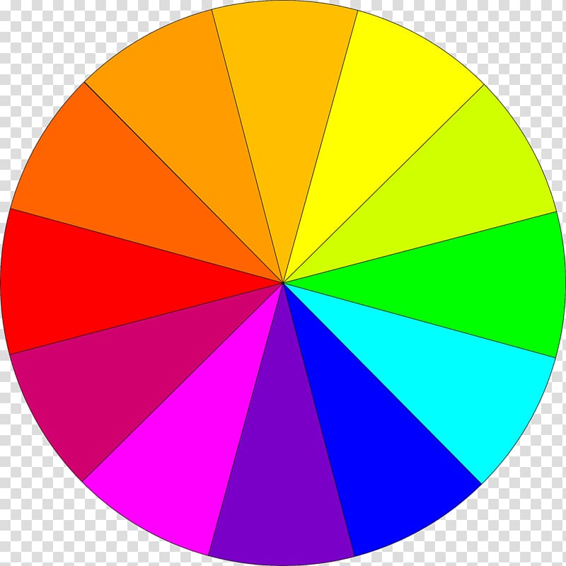 Color wheel Yellow Primary color Red, circulo transparent background PNG clipart