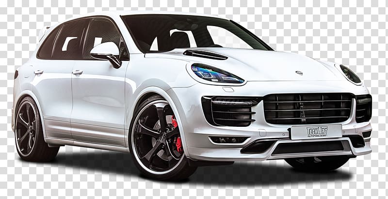 white 5-door hatchback, TechArt Magnum 2018 Porsche Cayenne Turbo Car TechArt 997 Turbo, Techart Porsche Cayenne White Car transparent background PNG clipart