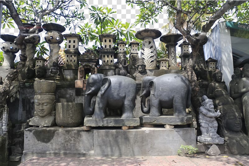 Goa Gajah Kintamani, Bali Elephant, Bali Elephant Cave sculpture transparent background PNG clipart