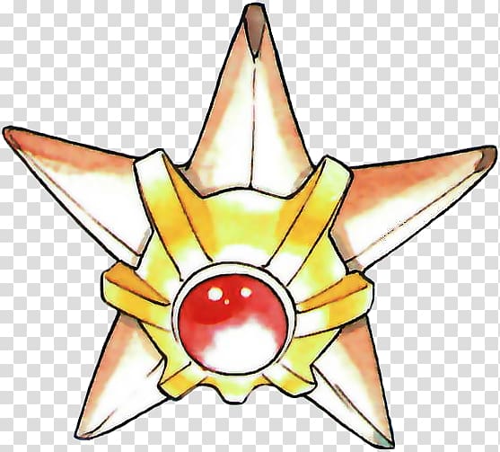 Pokémon Red and Blue Staryu Starmie Magmar, others transparent background PNG clipart