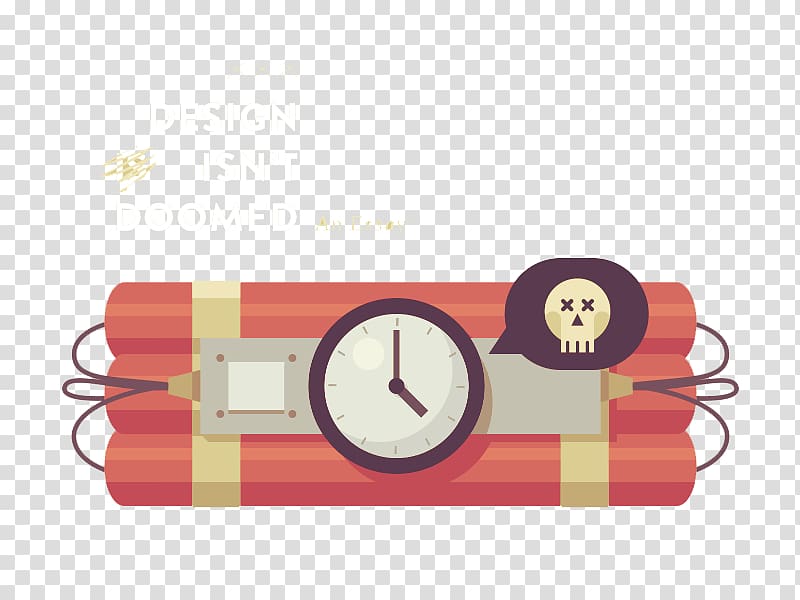 Time bomb, Flat time bomb transparent background PNG clipart