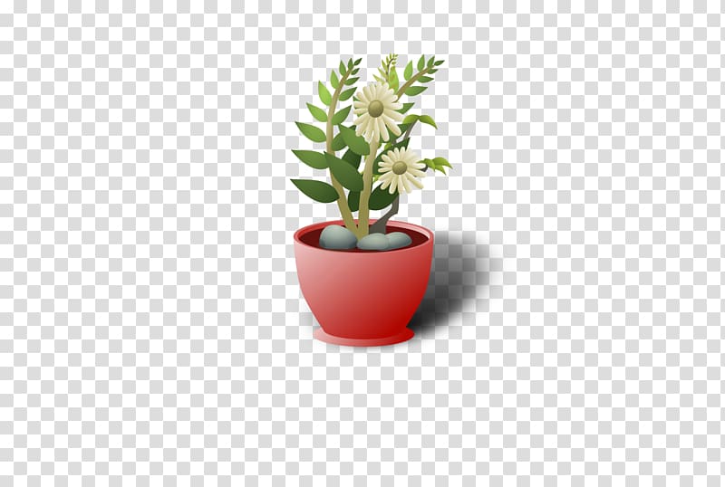 Flowerpot , potted plant transparent background PNG clipart