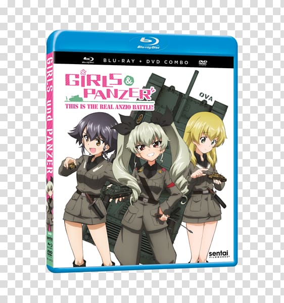 Blu-ray disc Anime Original video animation DVD Film, GIRLS und PANZER transparent background PNG clipart