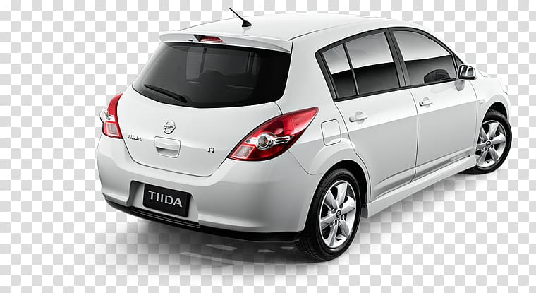 Nissan Tiida Alloy wheel Compact car, Nissan Tiida transparent background PNG clipart