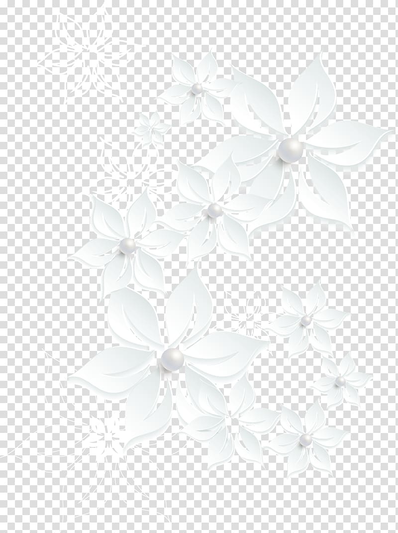 Hand painted flower border transparent background PNG clipart | HiClipart