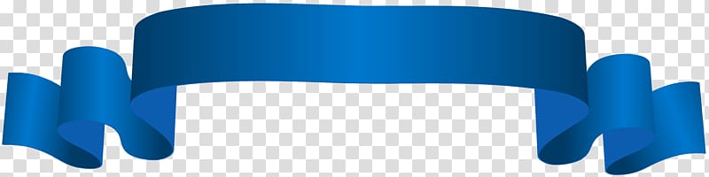 Banner Blue , blue ribbon transparent background PNG clipart