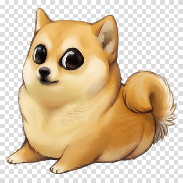 Shiba Inu Doge Chibi Internet meme, cute dog transparent background PNG clipart