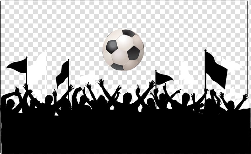black and white soccer ball illustration, Association football culture Fan , football figures transparent background PNG clipart