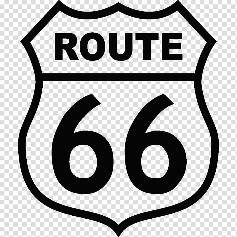 U.S. Route 66 in California Santa Monica Logo, route 66 transparent background PNG clipart