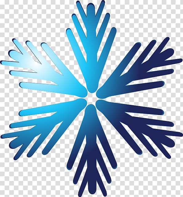 Snowflake Icon, Beautiful blue snowflake transparent background PNG clipart