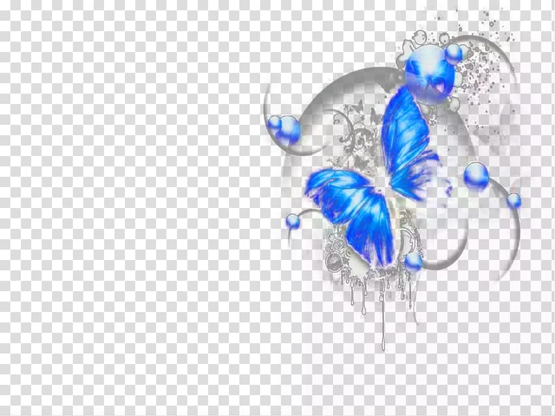 Butterfly Graphic design , Halo in the blue butterfly transparent background PNG clipart